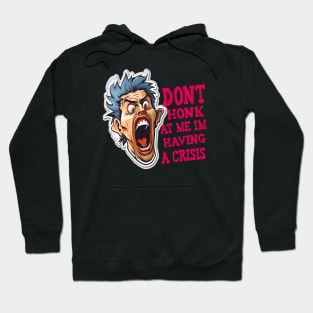 Dont Honk At Me Im Having A Crisis Hoodie